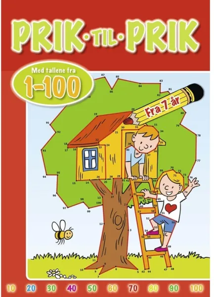 Prick till prick: 1–100 (Lekstuga) - Hobby - häfte